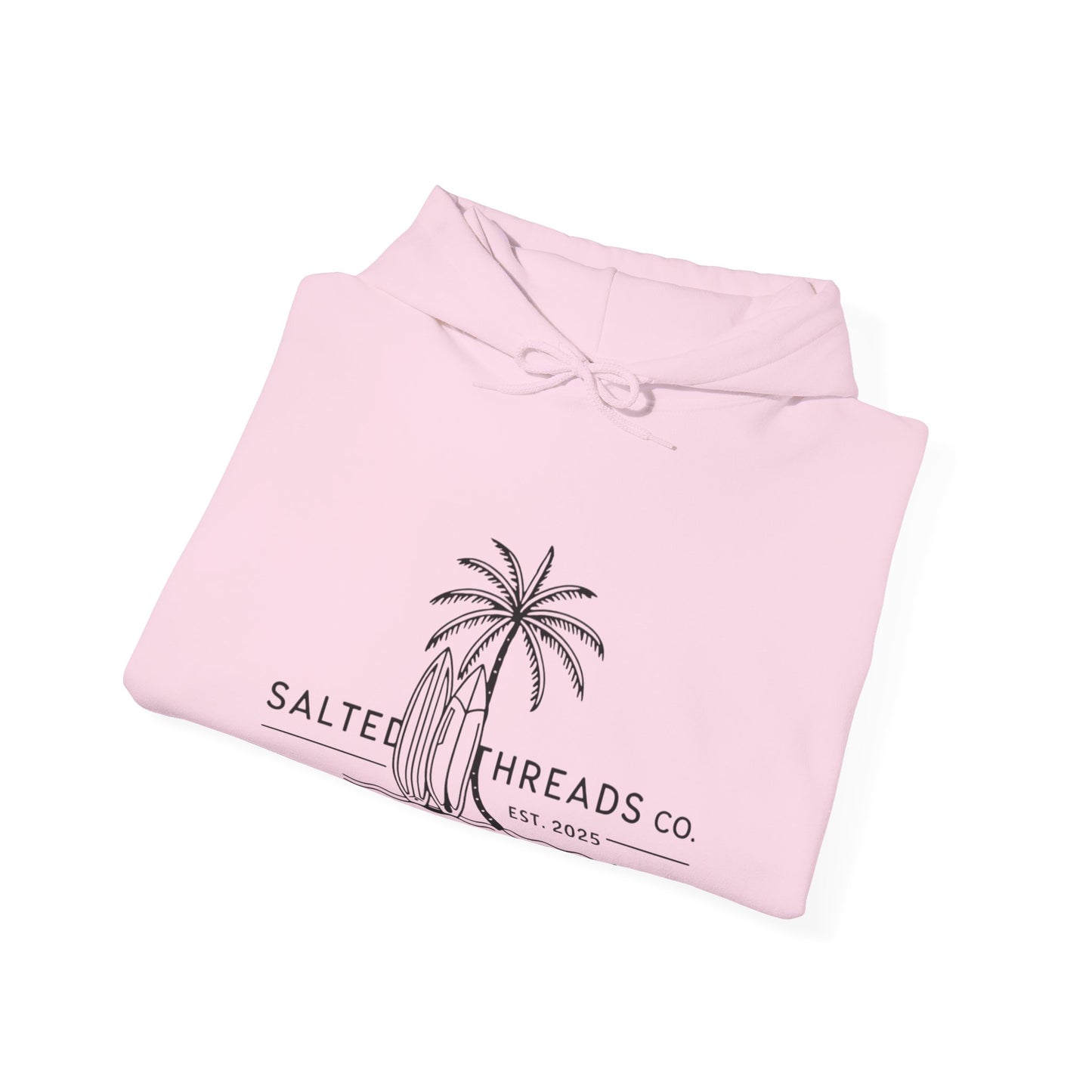 Beach Vibes Hooded Sweatshirt Pink